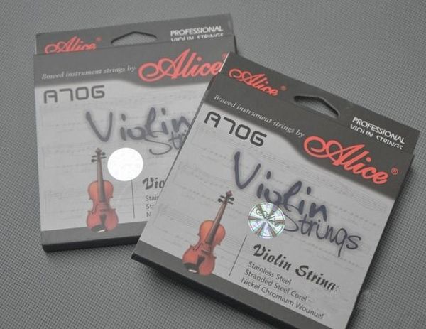 Alta Qualidade V706 Violin Strings 1º-4 para Violino 1/4 1/2 3/4 4/4 Strings Violino Peças Acessórios 2 conjuntos