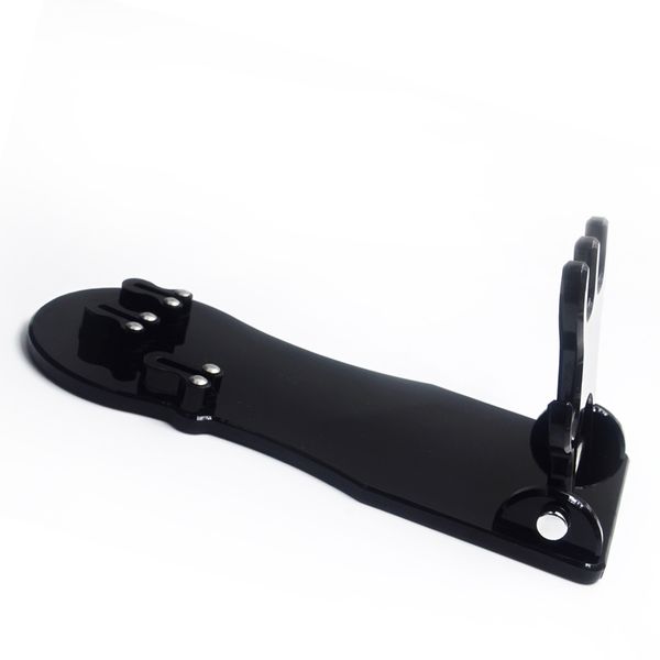 

wholesale-high grade metal knife holder for 2 piece big knives and a small knife new design acrylic knife block stand kitchen accessories