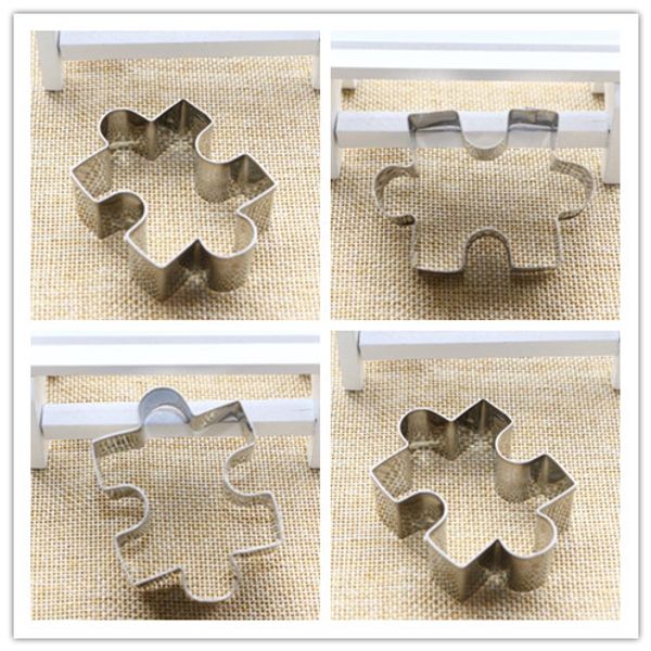 

puzzle shape cookie cutter cake decorating fondant cutters tool cookies stainless steel biscoito