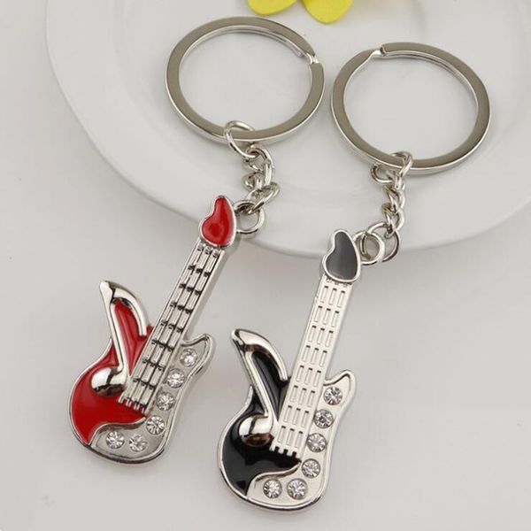 

creative gourd metal keychains keyfob poker guitar flush toilet zinc alloy keychain keyrings couples key chain statement gift wholesale, Silver