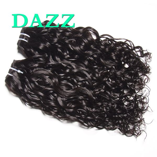 Dazz Remy Human Hair Bundles Deal Water Wave Hair Extensions Wet
