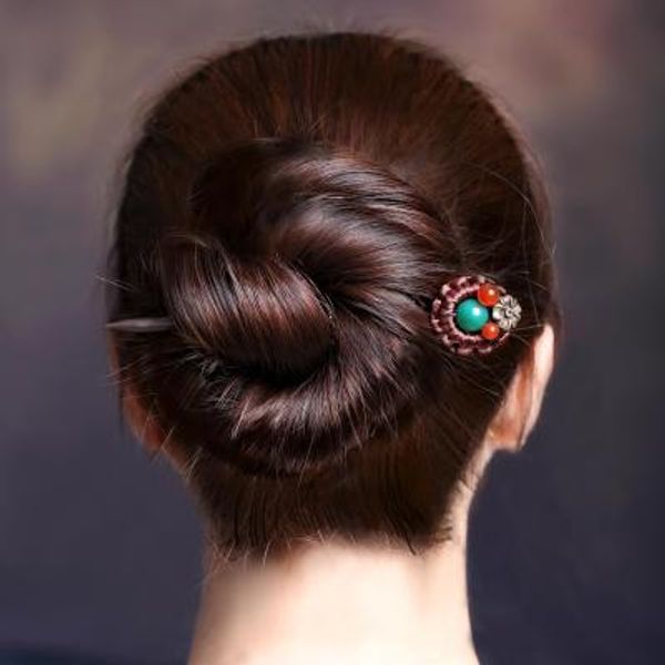 

пластина ретро famu zan шпилька классических оригинальных украшений ручной работы украшения головной убор, Golden;silver