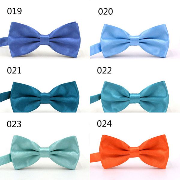 

new mixed solid color big tie men's polyester models variety of multi-color factory wholesale bow ties ing, Black;gray