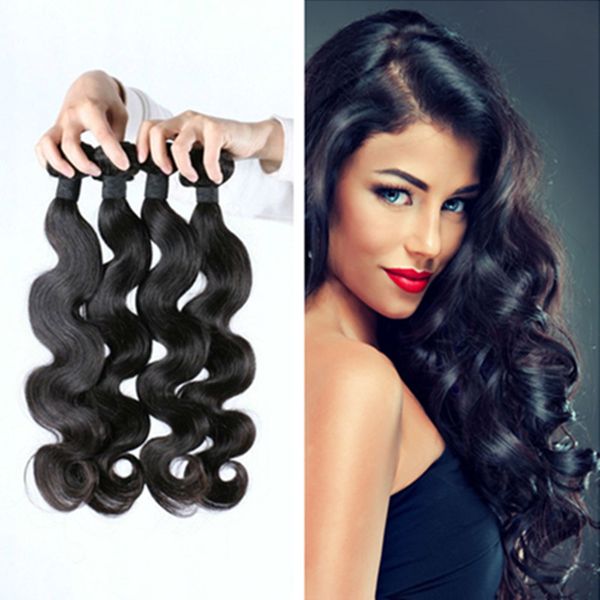 2020 8a Peruvian Weave Wavy Body Waves For Medium Length Hair