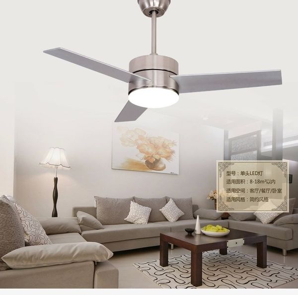 2019 Led Ceiling Fan Light 48inch European Fan Lamp Ceiling Fans Simple Modern Stylish Three Leaf Fan With Light Remote Control From Luohuisi 365 03