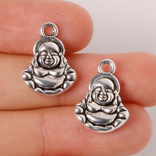 

бесплатная доставка 5 шт. 14x18 мм цинковый сплав античное серебро maitreya diy подвески подвески ювелирных изделий diy, Bronze;silver