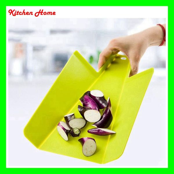 

pp foldable chopping block fruit meat vegetable kitchen rectangle plastic cutting boards practical colorful cooking tools 3 colors