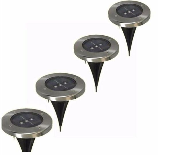 

солнечный светильник водить лужайки 3led spike ландшафта фары ip65 холодный белый / теплый белый напольный подземный светильник