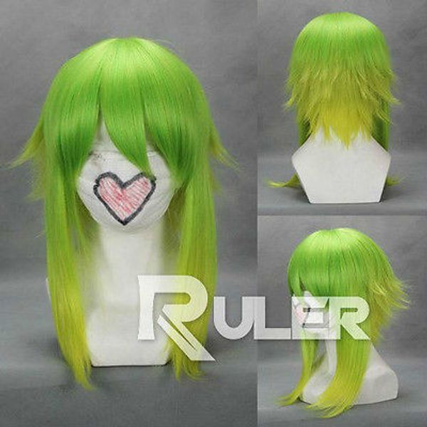 

gt;>>anime vocaloid gumi cosplay wig cos-260a, Black;brown