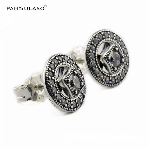 

studs alluring brilliant vintage allure clear cz european style earrings stud fashion jewelry wholesale flower earring, Golden;silver