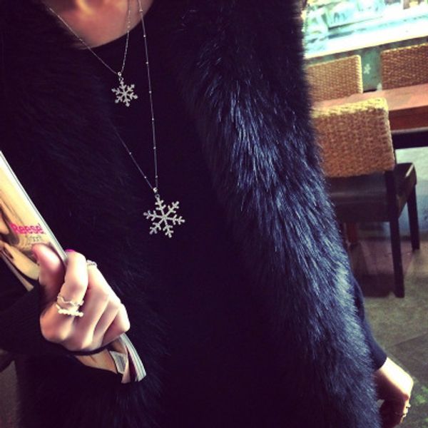 

fashion jewelry, sweater chain, quadrilateral gemstone pendants, fashion ladies clothing, necklace accessories wholesale, Silver