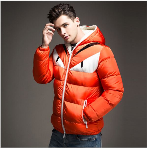 

men's winter jackets and coats fashion hooded men jacket causal warm coats for male thick overcoats cotton padded navy blue, Black;brown