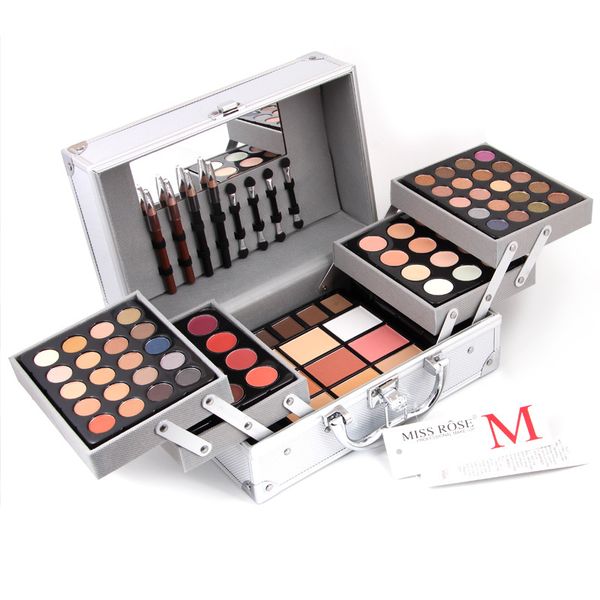 

набор для макияжа для лица miss rose для пудры matte shimmer палитра теней для век blockbuster профессиональный набор для макияжа highlighte