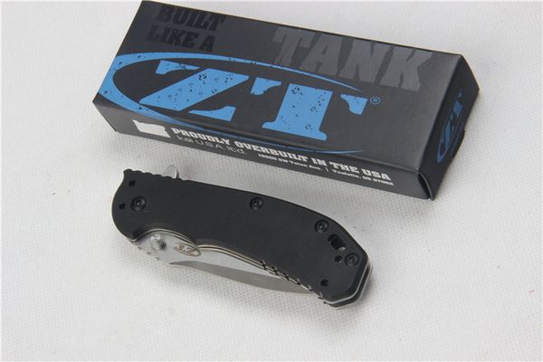 

4pcs Tactical Zero Tolerance 0566CF Hinderer Folder Carbon Fiber Knife With Speed Safe D2 60HRC Blade G10 Handle Camping Knife F647E