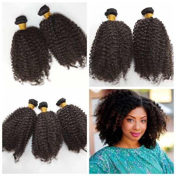 Princess Hair Brazilian Human Hair Kinky Curly Extensions Weaves