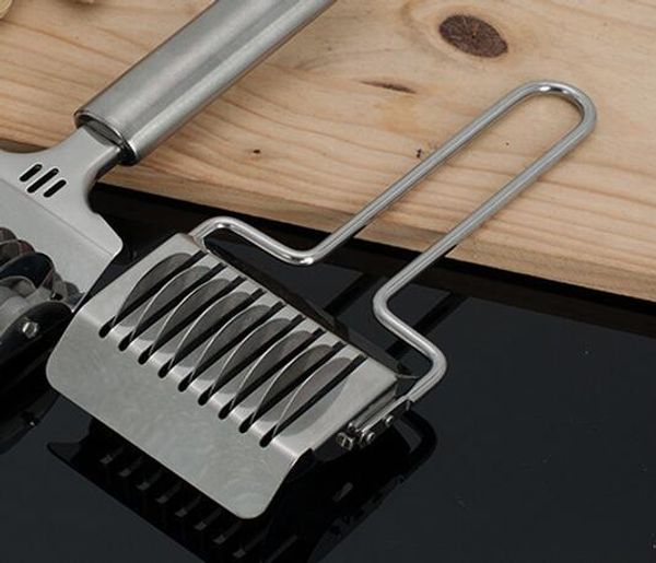 

fashion multifunctional stainless steel lattice dough rolling cutter / herb mincer kitchen gadgets cooking baking pastry tools