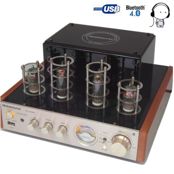 Freeshipping Nobsound MS-10D MKII MP3 Amplificatore audio per la casa tubo cuffia bluetooth Amplificatori per altoparlanti per lettore musicale multifunzione