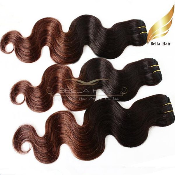 Ombre Hair Brazilian Hair Extensions Body Wave Wavy Human Hair