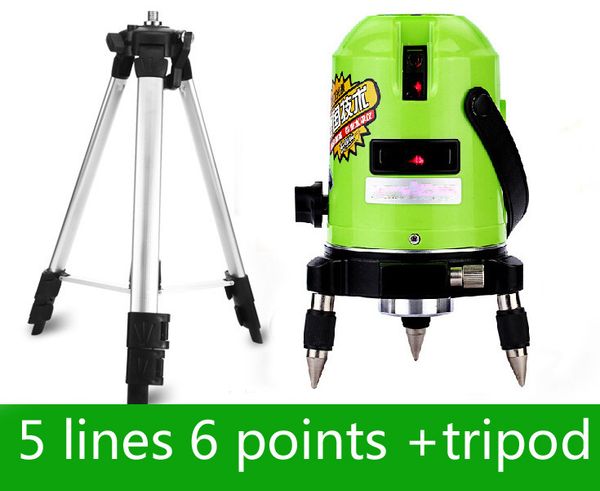 

wholesale-laser level 360 with tripod nivel laser can use with outdoor receiver & slash function leveler laser leveling level laser