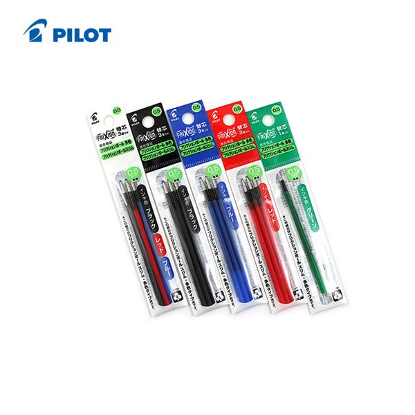 

wholesale-pilot frixion ball gel multi pen refill - 0.5 mm 6 refills/lot (2 packs) black/red/blue/green lfbtrf-30ef