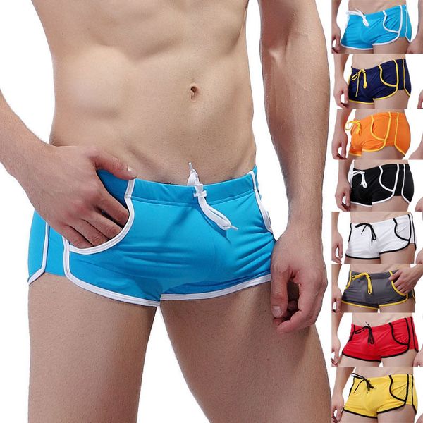 

wholesale-1 pc new cool men's swimwear short boxers swimming trunks beach pants