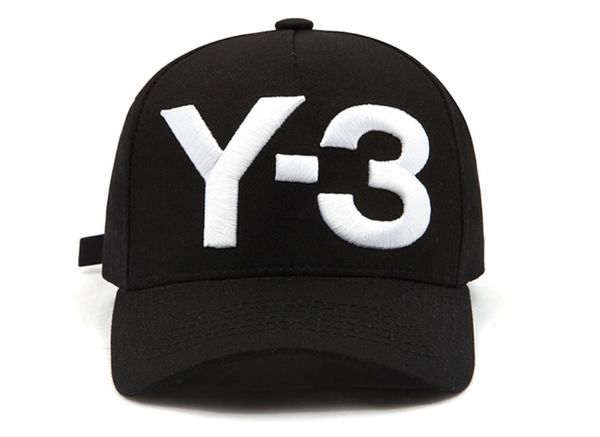 

Y-3 Черный мужчины Бейсбол шляпа женщины изогнутые Snapback Strapback спорт гольф хип-хоп шапки регулируемые открытый Туризм отдых лето бейсболка шляпа