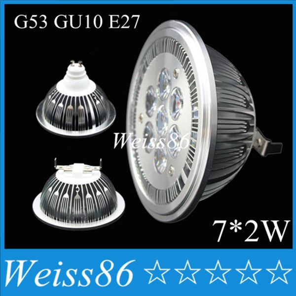 54 Blanco E27 Led CE Focos Bombillas Cálido Techo A6 Led 110V Led De Del GU10 Lámpara Compre Cálido 220V 14W QR111 Regulable ROHS AR111 ES111 G53 MjLGzVSqpU
