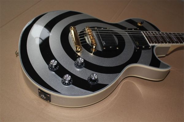

Cu tom hop zakk ilvery black 6 tring wylde bull eye electric guitar hipping