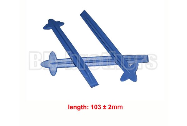 Strumento di leva in plastica cruciforme blu, strumenti di leva a croce Strumenti di apertura del piede di porco Strumento di riparazione a guscio aperto per telefono cellulare all'ingrosso 500 pezzi / lotto