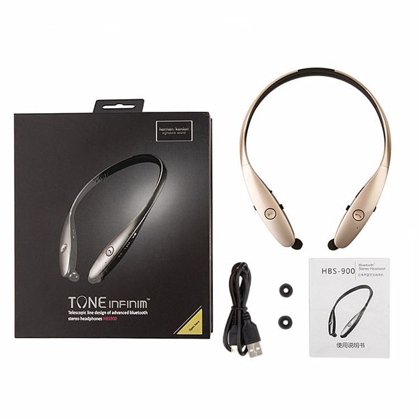 

К HBS-900 HBS-900 беспроводной Спорт шейным гарнитура наушники-вкладыши Bluetooth стерео наушники гарнитуры для LG ОБД-900 для iPhone Samsung US05