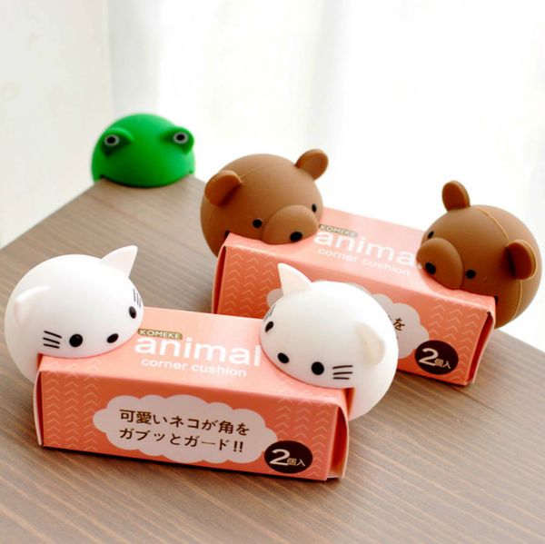 

wholesale- a set of three cartoon silicone collision angle protect children furniture corners protective case