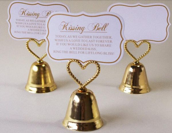 

wedding favor party decoration--"kissing bell" place name card/p holder