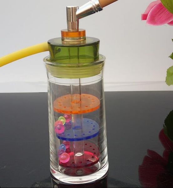 Der neue dreischichtige Acrylglasfilter für Shisha, Farbe, Stil, zufällige Lieferung, ﾠ Wasserpfeifen, Glasbongs, Glas-Shishas, Rauchen