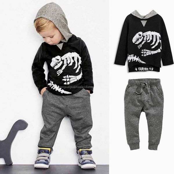 

online baby boy clothing set cosplay long sleeve hoodies and full length pants 2 piece kids boys fashion cotton spring suit 17101303, White