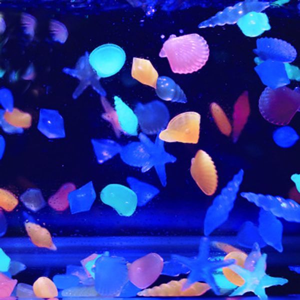 2020 Wholesale Aquarium Sand Glowing Shell Decoration Fish Tank