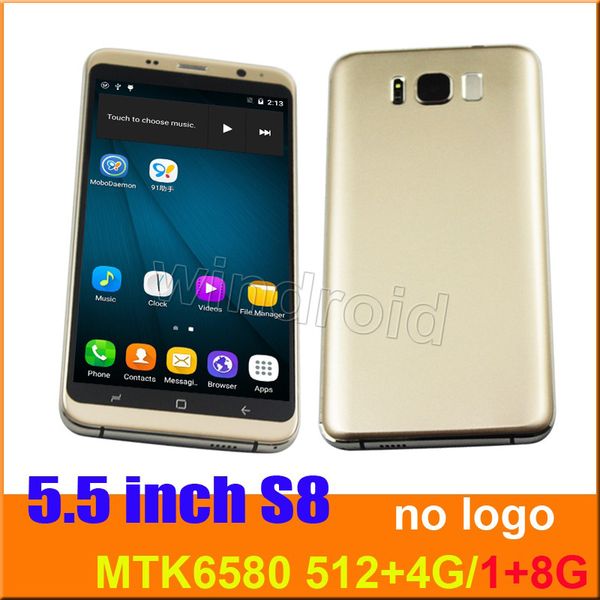 

5 5 inch 8 mart mobile phone mtk6580 quad core dual im 3g unlocked 1g 8gb 512mb 4gb mart cell phone android 6 0 mart wake dhl 10pc