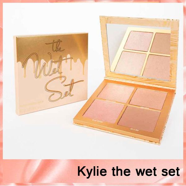 

Kylie the wet et jenner the wet et 4 color bronzer highlighter pre ed powder palette v beauty make up dhl