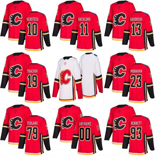 

2017-2018 Season 11 Mikael Backlund 93 Sam Bennett 25 Freddie Hamilton 23 Sean Monahan 18 Matt Stajan Calgary Flames Custom Hockey Jerseys
