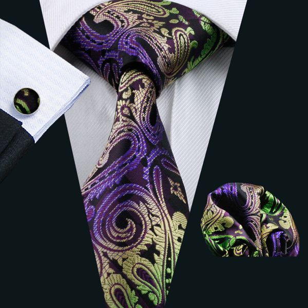 

Free shipping Brand New Classic Floral Jackquard Woven Fashion Silk Men's Tie Necktie For Adult N-0593