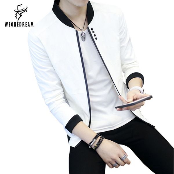 

wholesale- stylish mens bomber jacket men's slim windbreaker flight jacket casual stand collar jackets coats outerwear fashion veste ho, Black;brown