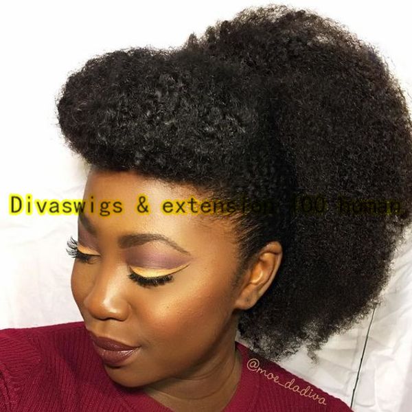 

dora black hairstyles kinky curly human hair ponytail hairpieces drawstring ponytail virgin hair clip in ponytails natural human hair