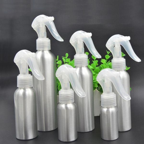 

portable aluminum bottle 120ml refillable pump sprayer bottle multifunctional makeup containers lady favor 20pcs/lot fz133