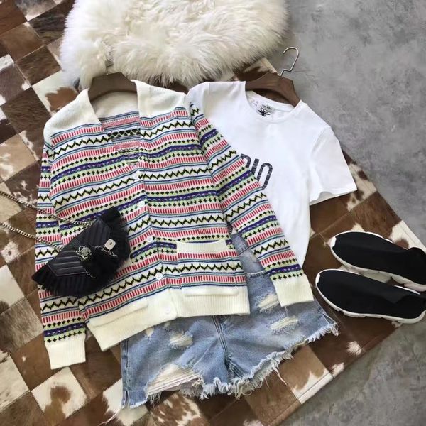 

wholesale- 2017 17036017 women knit cardigan woman clothes sweater, White;black