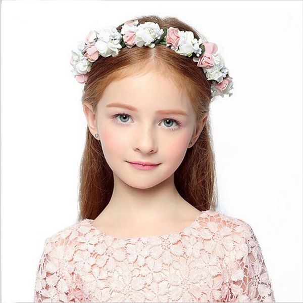Children Wreath Headdress Girls Hair Bands Small Girls Head