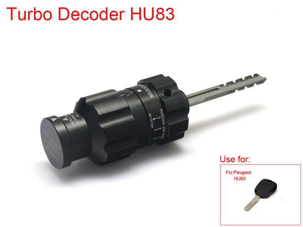 Hot TURBO DECODER OEM HU83 V.2 per Peugeot, Peugeot HU83, strumento per aprire la portiera dell'auto, strumento per selezionare la serratura