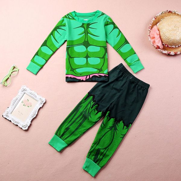 

Cartoon incredible hulk baby kid boy co play leepwear pajama et au