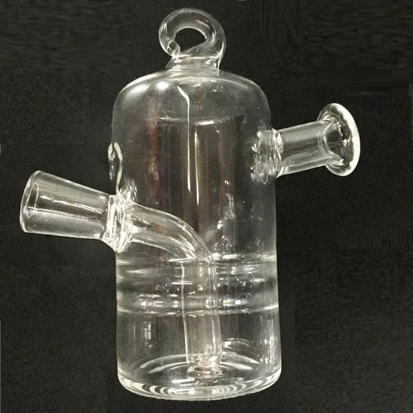 3.5 Polegada Mini Bongos de Viagem de Fumar Vidro Blunt Bubbler Conjunta O Marciano Pequenos Tubos De Água acessórios Reciclador canos