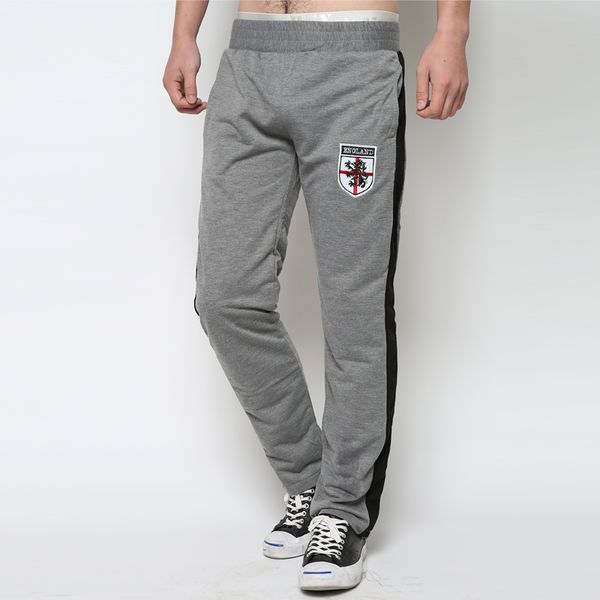 

wholesale-men's clothing pants 2016 new men's letters printed loose elastic bandwidth of home exercise pants comfortable free, Black