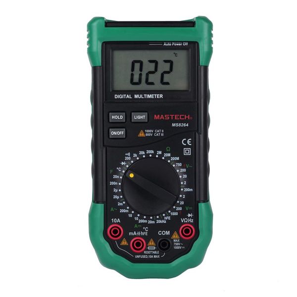 

wholesale-mastech ms8264 digital multimeter with temperature / frequency / capacity / transistor (1* 9v