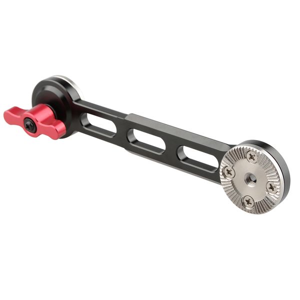 

camvate nato rail rosette extension arm (red/black thumbscrew